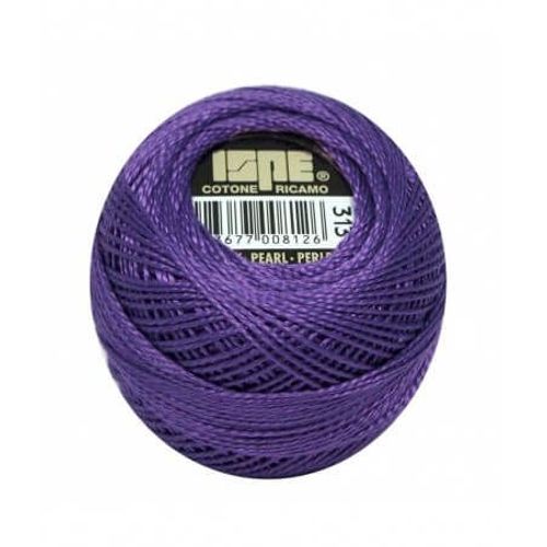 Coton Perlé Ispe N°8 - 10gr - Distrifil 313 Violette