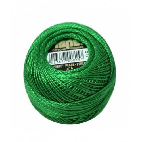 Coton Perlé Ispe N°8 - 10gr - Distrifil 317 Vert Anglais