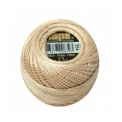 Coton Perlé Ispe N°8 - 10gr - Distrifil 354 Coquillage