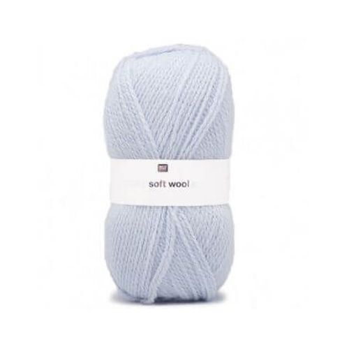 Fil De Laine À Tricoter Creative Soft Wool Aran - 100gr - Rico Design 15 Bleu