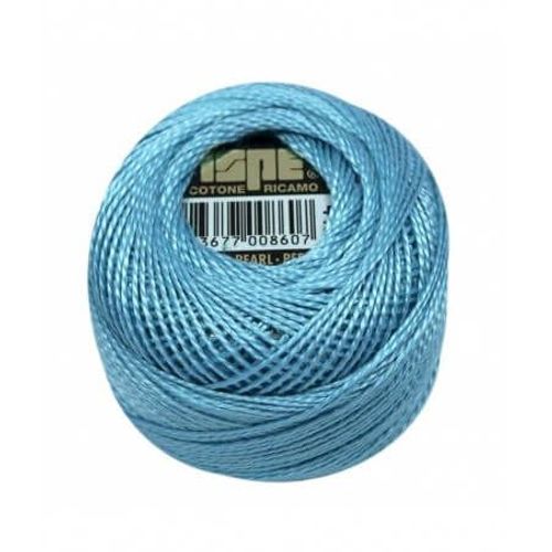 Coton Perlé Ispe N°8 - 10gr - Distrifil 419 Bleu Vert