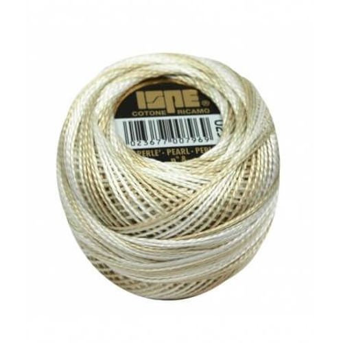 Coton Perlé Ispe N°8 - 10gr - Distrifil 025 Vanille