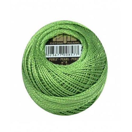 Coton Perlé Ispe N°8 - 10gr - Distrifil 404 Verveine