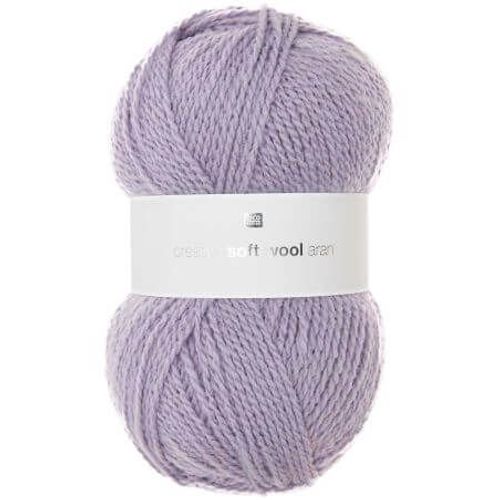 Fil De Laine À Tricoter Creative Soft Wool Aran - 100gr - Rico Design 27 Violet