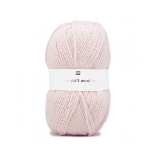 Fil De Laine À Tricoter Creative Soft Wool Aran - 100gr - Rico Design 11 Rose