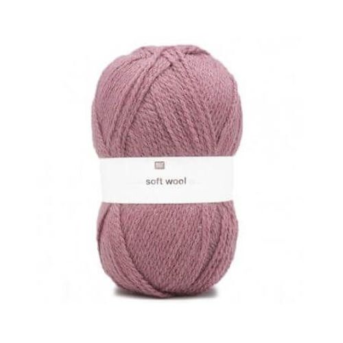 Fil De Laine À Tricoter Creative Soft Wool Aran - 100gr - Rico Design 13 Rose
