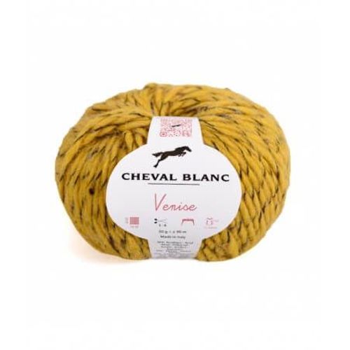 Pelote De Laine Venise - Cheval Blanc Jaune (101 - Tournesol)