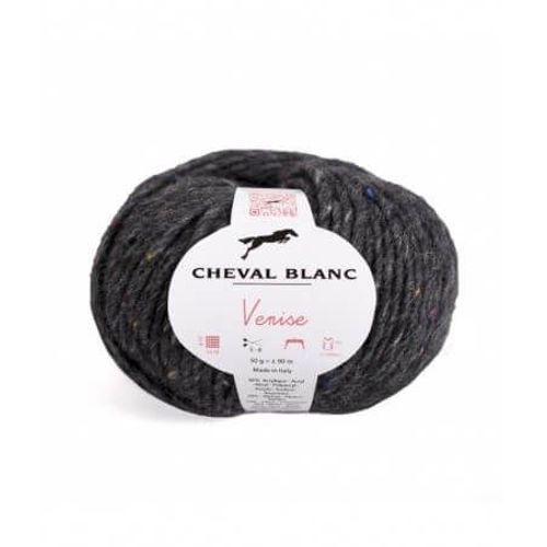 Pelote De Laine Venise - Cheval Blanc Gris (030 - Anthracite)