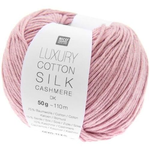 Fil Exceptionnel Luxury Cotton Silk Cashmere Dk - Rico Design 03 Rose Orchidée