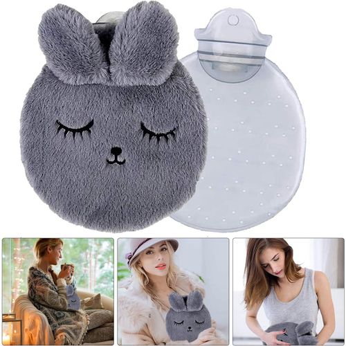 Bouillotte Avec Housse,Bouillotte Eau Chaude,Bouteille De Lit,Bouteille Eau Chaude Avec Housse,Bouteille D'eau Chaude,Bouillotte Bouteille,Pour Garder Les Mains Au Chaud Pour Enfants Et Adultes