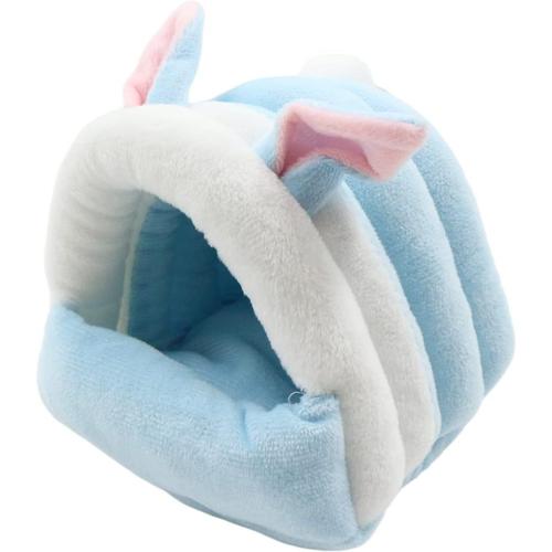 Lit Chaud D'hiver Pour Hamster - Tente Couchage Rongeur Peluche Petite Maison Hamster Hamac Jouet Lit Cabane Pour Cochon D'inde Lapin Chinchilla Furet Hérisson Cobayes