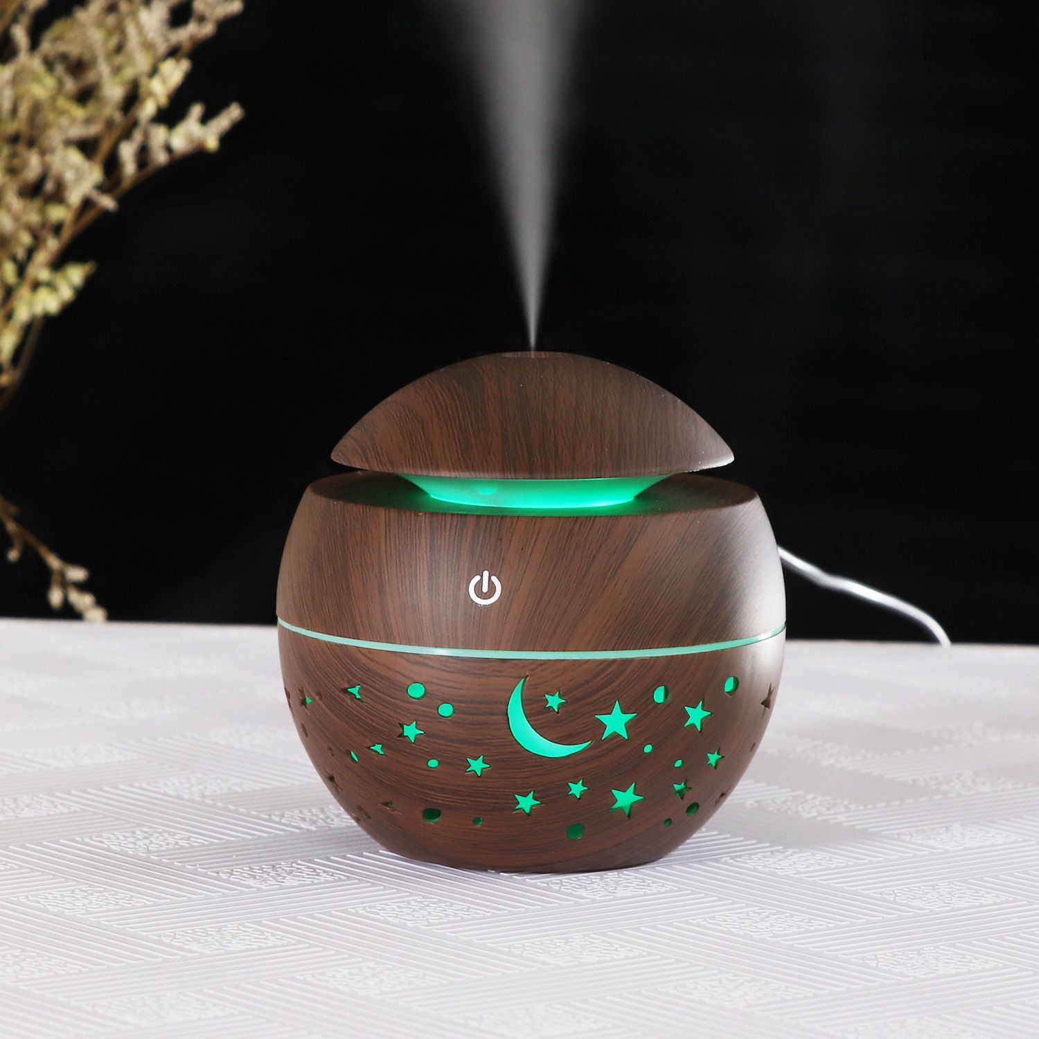 Diffuseur Huiles Essentielles,130 ML Humidificateur Aromatiq...