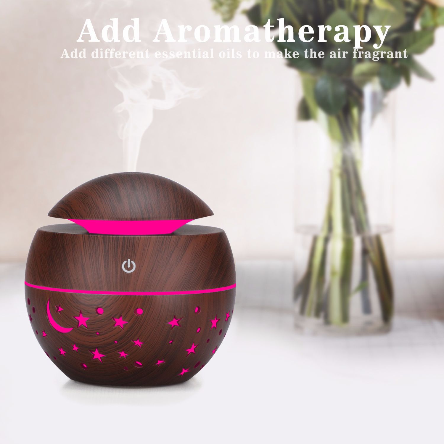 Diffuseur Huiles Essentielles,130 ML Humidificateur Aromatiq... - 4