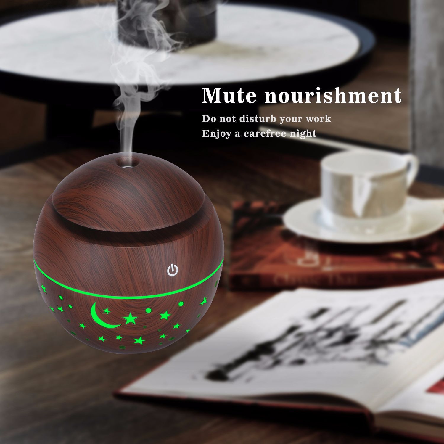 Diffuseur Huiles Essentielles,130 ML Humidificateur Aromatiq... - 5