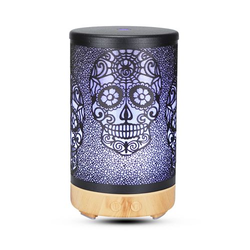 Diffuseur d'huiles essentielles, Diffuseur d'arômes silencieux, Humidificateur de sauna facile, Diffuseur d'huiles essentielles Diffuseur d'arômes télécommandé portable Humidificateur à lumière LED