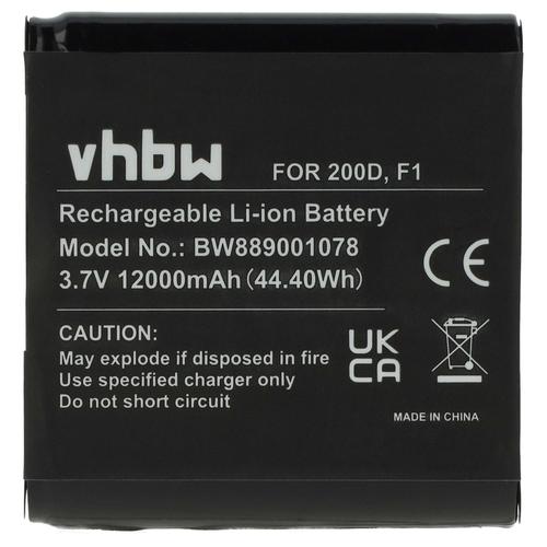 vhbw Batterie compatible avec Pure Sensia 200D Connect, 200D radio (12000mAh, 3,7V, Li-ion)