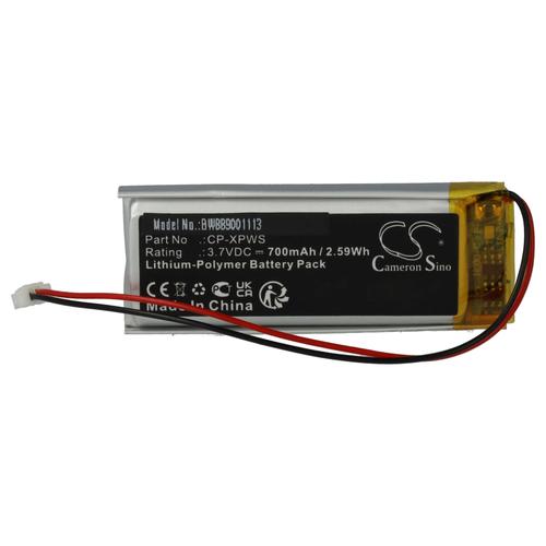 vhbw Batterie compatible avec XP Deus Pinpointer MI-4, MI-6 détecteur de métaux (700mAh, 3,7V, Li-polymère)