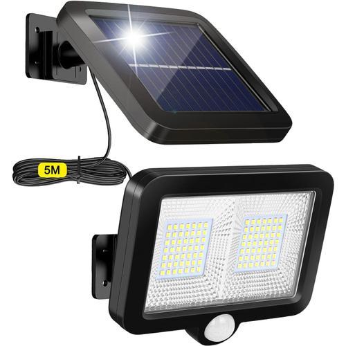 Lampe Solaire Exterieur Detecteur De Mouvement, 98 Leds Spot Solaire ?1 Pcs?