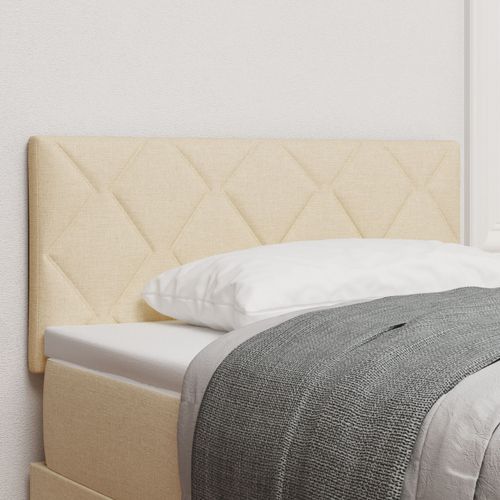 Vidaxl Tête De Lit Led Design Blocs De Diamant Crème 100 Cm Tissu, Vidaxl Tête De Lit Design Blocs De Diamant Crème 100 Cm Tissu