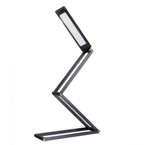 Lampe De Bureau Led, Lampe De Chevet Lumiere Table Pliable Aluminium Sans Fil Usb Rechargeable Avec, Usb Câble Pour Enfant/Etude/Lecture/Bureau (Gris)