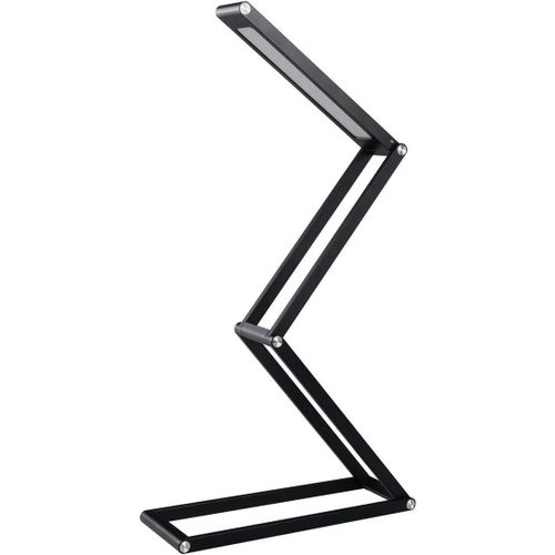 Lampe De Bureau Led, Lampe De Chevet Lumiere Table Pliable Aluminium Sans Fil Usb Rechargeable Avec, Usb Câble Pour Enfant/Etude/Lecture/Bureau (Noir)