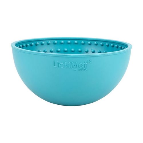 Lickimat Gamelle Pour Chien Oscillante Pour Réduire L Ennui Et L Anxiété - Idéale Pour Le Divertissement - Turquoise
