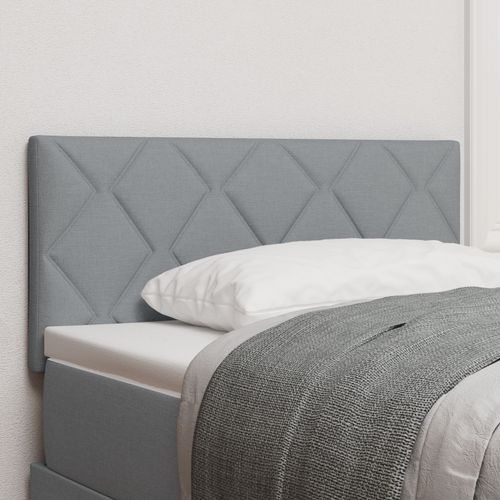 Tête De Lit Led Vidaxl Design En Blocs De Diamant Gris Clair 90 Cm Tissu, Tête De Lit Vidaxl Design En Blocs De Diamant Gris Clair 90 Cm Tissu