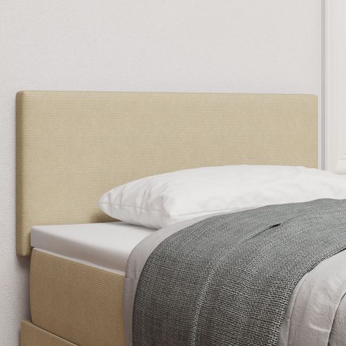 Vidaxl Tête De Lit Design Simple Vert Clair Gris 90 Cm En Tissu Côtelé