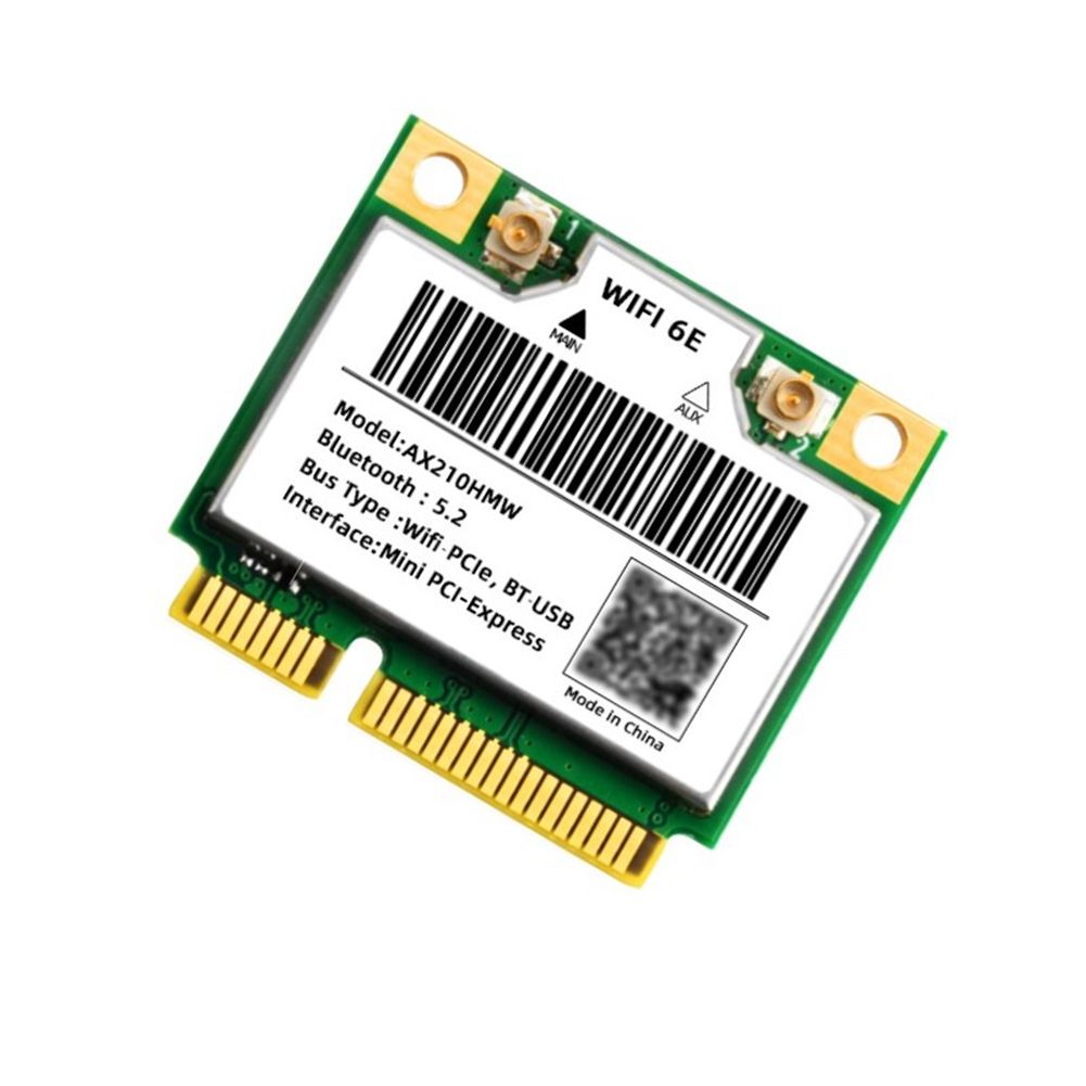 WiFi 6E AX210HMW Mini PCIE WiFi 6 Carte Wifi pour AX210 5374... - 2