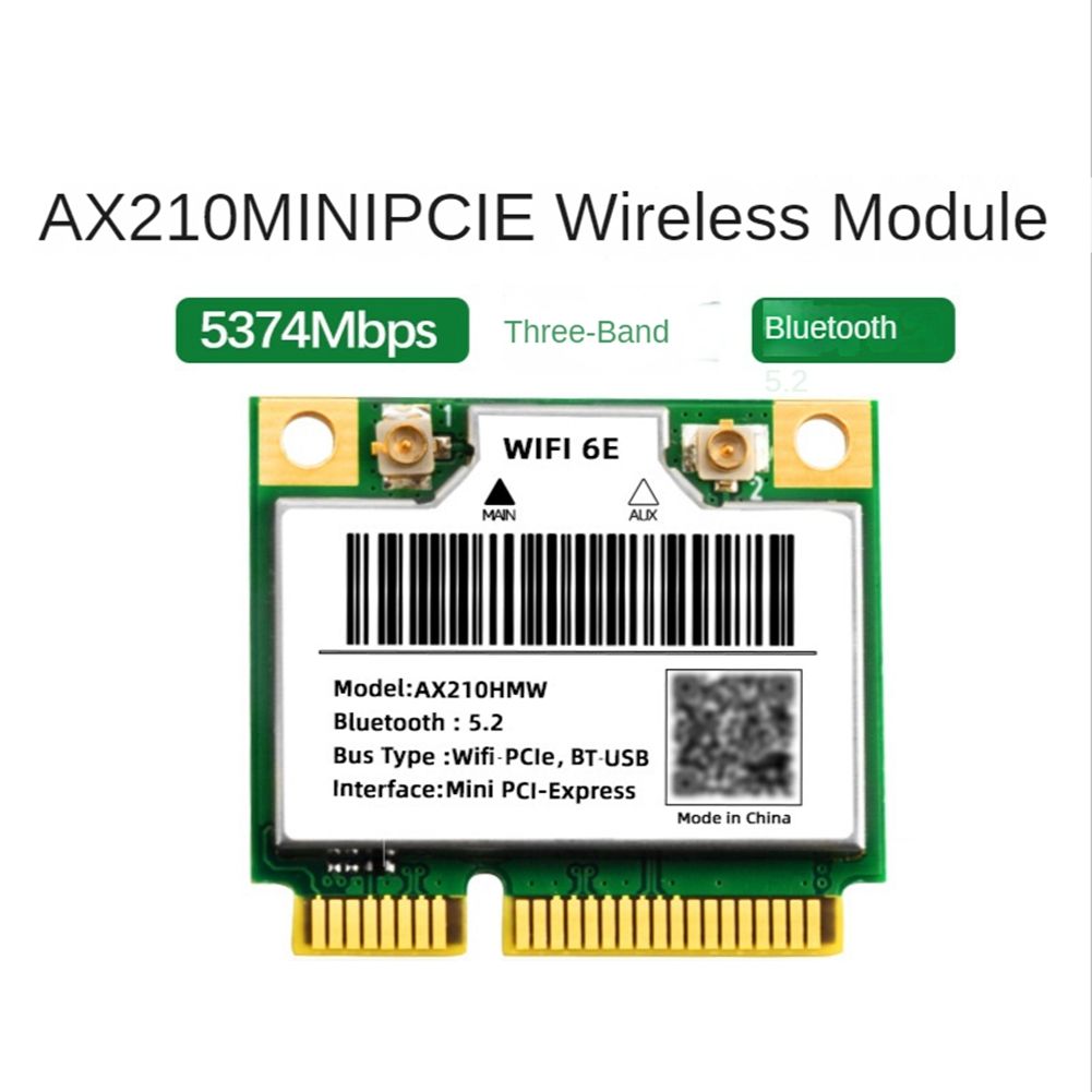 WiFi 6E AX210HMW Mini PCIE WiFi 6 Carte Wifi pour AX210 5374... - 4