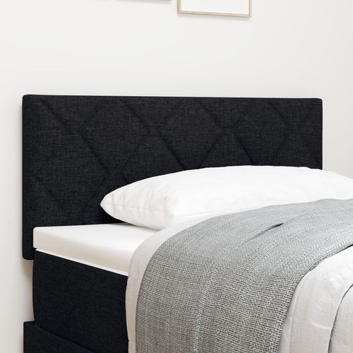Tête De Lit Vidaxl Design Blocs En Diamant Noir 100 Cm En Tissu