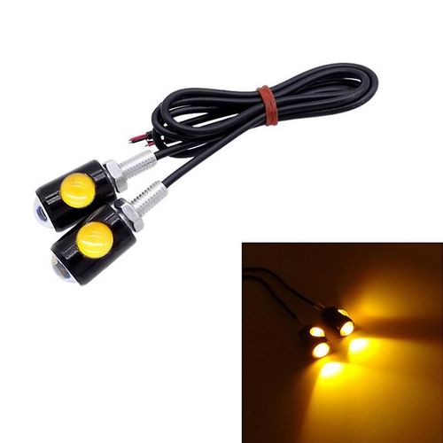 4pcs Led Mini Minuscules Petits Indicateurs Clignotants Lumière Moto Ambre