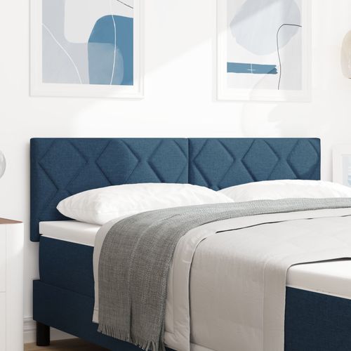 Tête De Lit Vidaxl Design Blocs De Diamants Bleue 144 Cm Tissu, Tête De Lit Vidaxl Design Blocs De Diamants Bleue 140 Cm Tissu