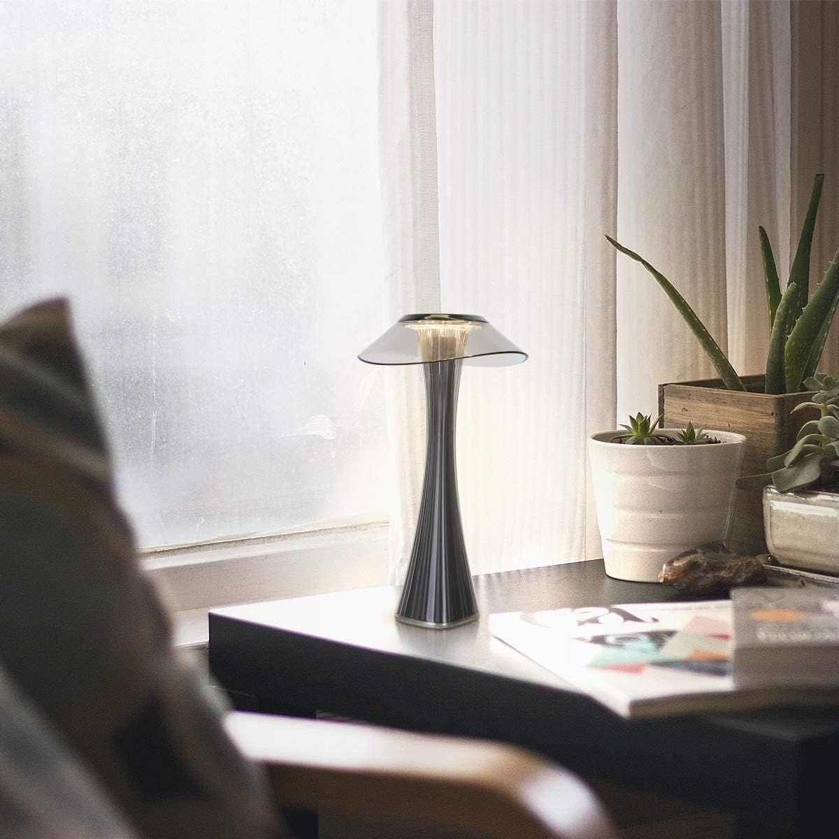 Lampe De Table Design Rechargeable Lampe  Poser Led Tactile... - 3