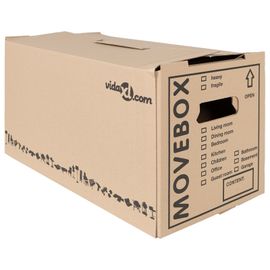 vidaXL Boîtes de déménagement 20 pcs 59 x 31,5 x 31,5 cm Carton