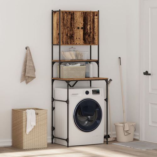 Vidaxl Armoire À Lave-Linge Bois Ancien 68x48.5x194 Cm