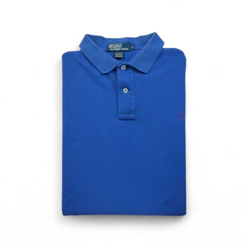 Reconditionné - Polo Manches Courtes Homme Bleu - Taille L - Homme - Bleu