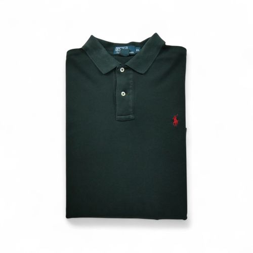 Reconditionné - Polo Manches Longues Homme Noir - Taille Xl - Homme - Noir