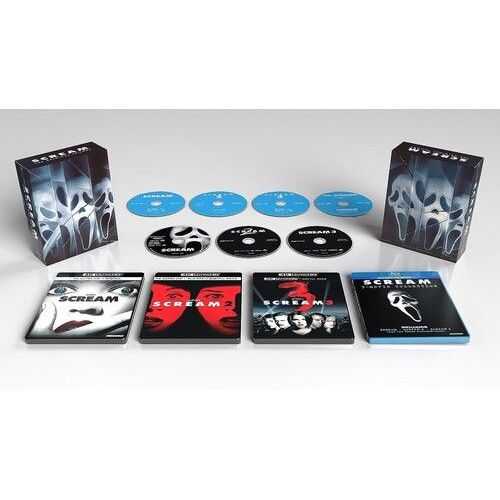 Scream: The Original Trilogy [Ultra Hd] With Blu-Ray, 4k Mastering, Ac-3/Dolby Digital, Digital Theater System, Slipsleeve Packaging, Subtitled, Widescreen