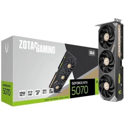ZOTAC GAMING GeForce RTX 5070 SOLID - Carte graphique - GeForce RTX...