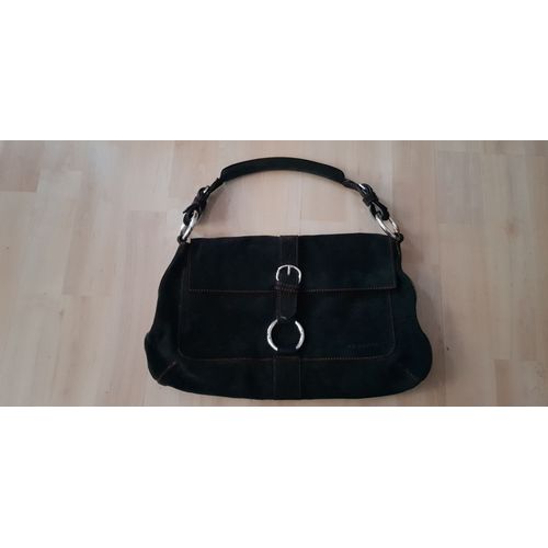 Petit sac Sequoia en daim noir