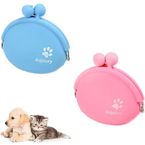 Pochette Friandises Pour Chiens, 2 Pièces Sac À Friandises Pour Chien En Silicone, Petit Sac Nourriture Pour Chien, Sac Nourriture Pour Chien Pour Dressage Chien, Snacks Faits Maison En Plein Air