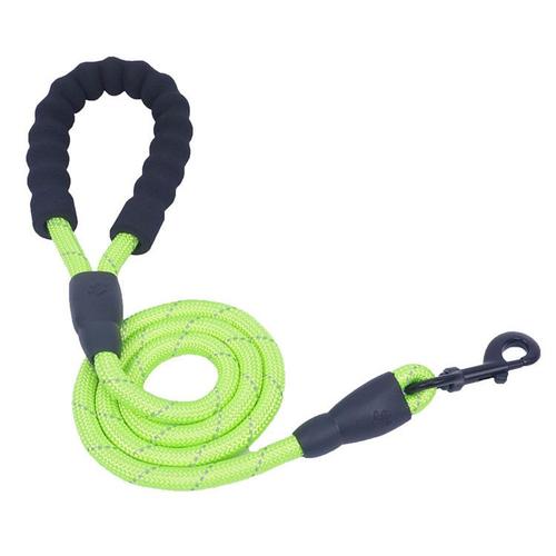 Pet Supplies Laisse Pour Chien En Corde Ronde Multicolore Réfléchissante Vert