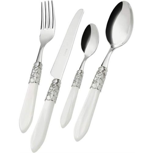 Casa Bugatti Mlc1m-S6050 Melodia Lot De 24 Viroles Chromées Blanc