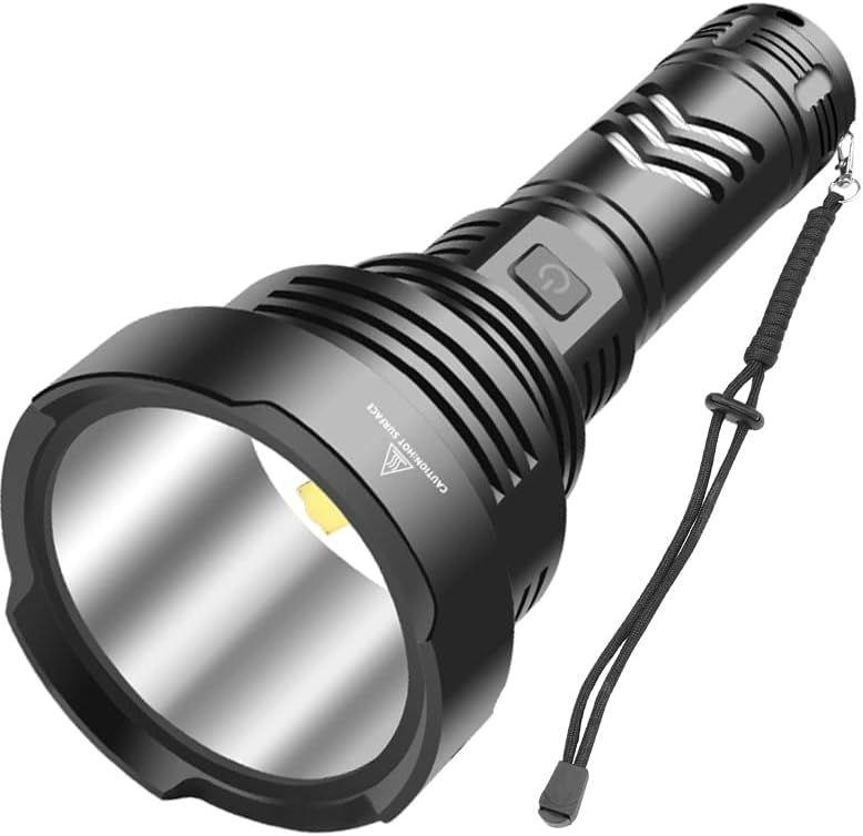 A76 Lampe Torche LED Ultra Puissante 20000 Lmens Lampe de Poche