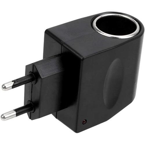 Adaptateur D'alimentation De Voiture, Convertisseur De Tension D'alimentation Ca À Cc, Adaptateur Allume-Cigare 220v À 12v,6w