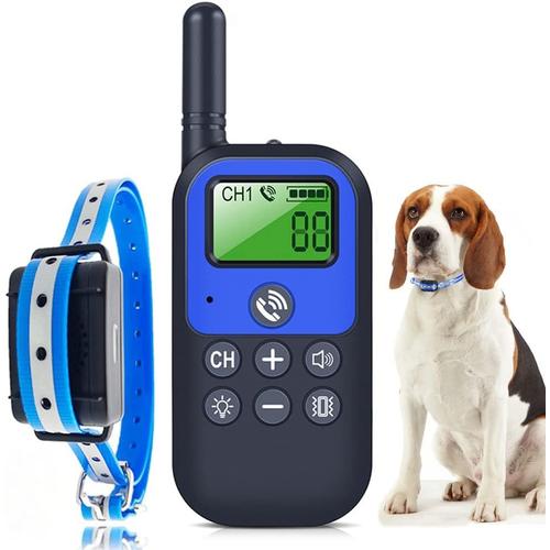 Collier De Dressage Pour Chien,Collier Étanche Et Rechargeable,Distance De 800m,3 Modes D'éducation-Appel Vocal,10 Niveaux Vibration,Buzzer,Il Convient Aux Petits, Moyens Et Grands Chiens