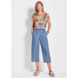 Pantalon Court Confortable - Bleu Clair - Gr. 20