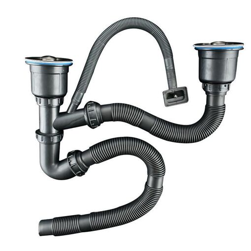 Tuyau De Vidange Flexible Pour Lavabo - Longueur Réglable 280-800 Mm, Anti-Odeurs, Installation Facile - Pour Évier Cuisine Ou Salle De Bain