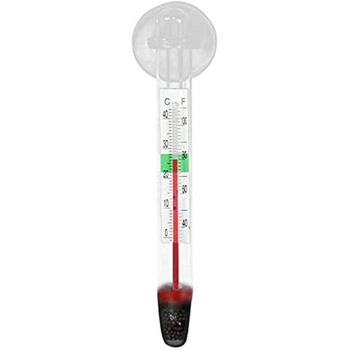 Thermomètre En Verre Flottant Pour Aquarium Avec Ventouse, Thermomètre Pour Aquarium À Lecture Facile (2 Pièces)